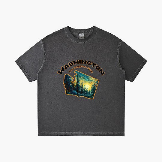 Washington Wildlife - evergreen Gradient T Shirts