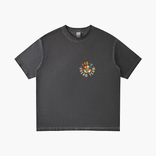 Teacher Gradient T Shirts, Pre-K Dream Team Floral Pocket Gradient T Shirts