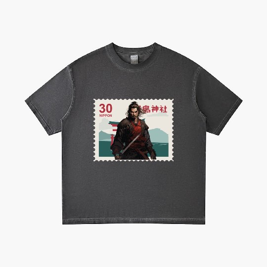 Brave Samurai Gradient T Shirts