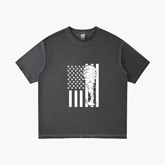 Tornado Fan Chaser TV Reporter Gift Gradient T Shirts