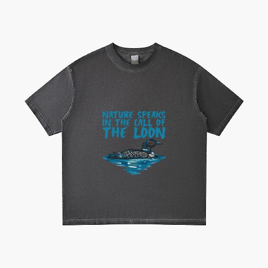 Nature Speaks In The Call Of The Loon 2 Gradient T Shirts