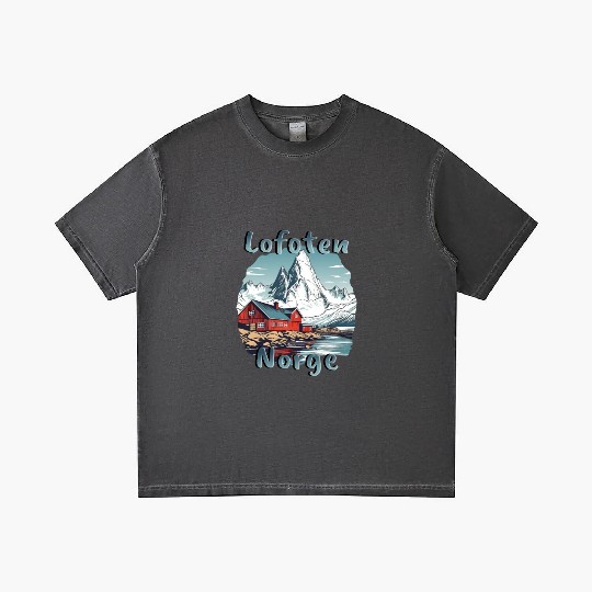 Lofoten Norway Nature Paradise Gradient T Shirts