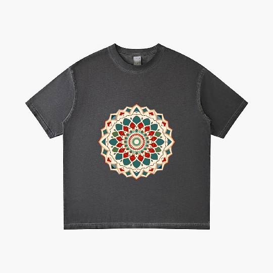 Arabian Mandala Art Gradient T Shirts