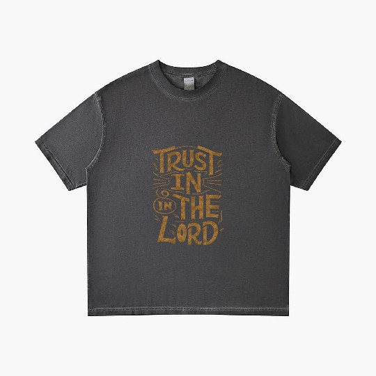 Trust In The God - Religious Design Gradient T Shirts