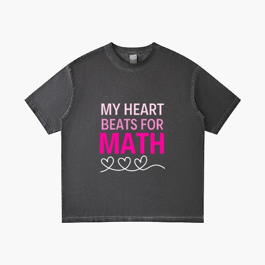 My Heart Beats For Math Valentine s Day For Math Gradient T Shirts