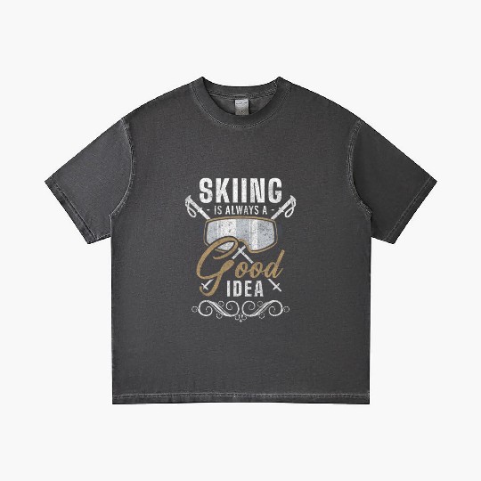 Snowboarding Slopes Winter Ski Area Gradient T Shirts