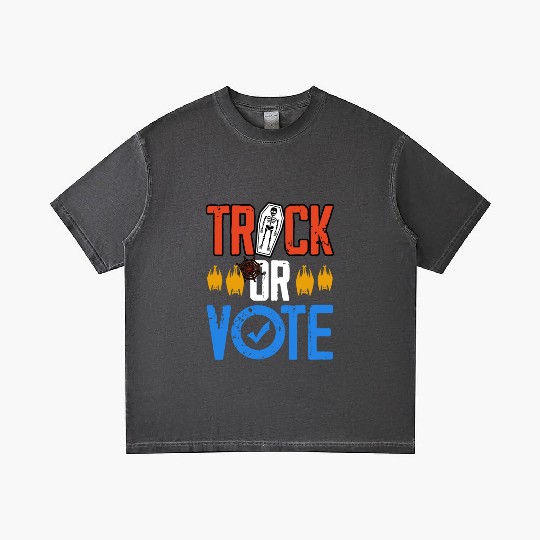 Trick or Vote Meme Spooky Halloween Classic Voting Gradient T Shirts