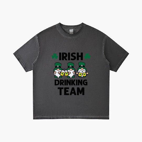 Irish Beer Drinking Gnomies Team Funny St Patrick Gradient T Shirts
