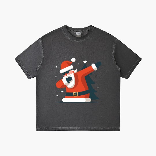Dabbing Santa Gradient T Shirts