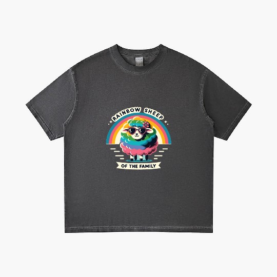 Rainbow Sheep Of The Family Pride Gay Pride LGBT Gradient T Shirts