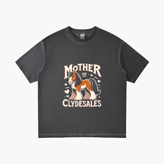 Draught Horse Lover Giant Horse Breed Clydesdale Gradient T Shirts