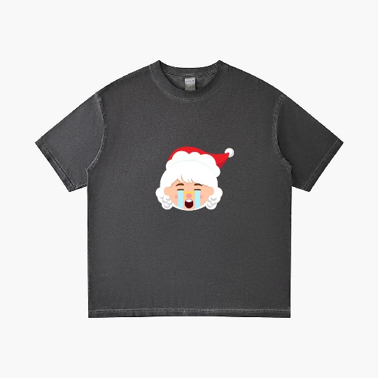 Mrs Claus Emoticons Crying Out Loud Christmasfunny Gradient T Shirts