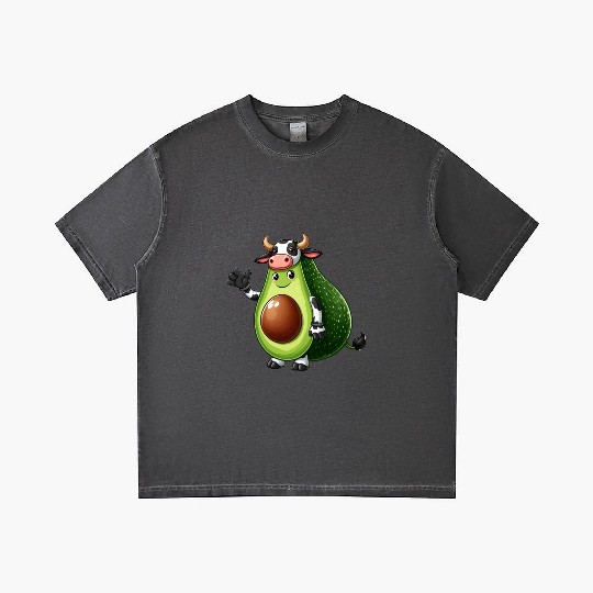 Avocado cow Gradient T Shirts