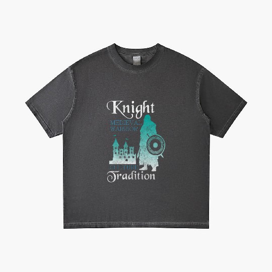 Knight Dragon Chivalry Horse Gradient T Shirts