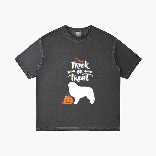 Trick Or Treat Great Pyrenees Dog Halloween Gradient T Shirts