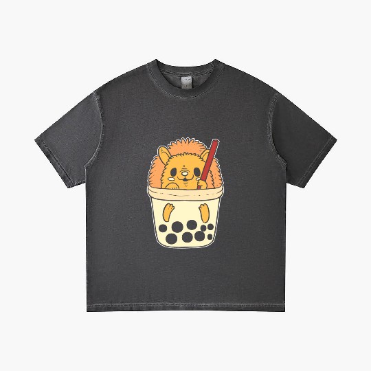 Boba Tea Hedgehog Pet Lover Gift Gradient T Shirts
