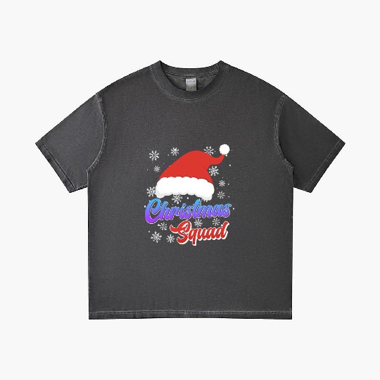 Christmas Squad Santa Claus Video Games Gradient T Shirts