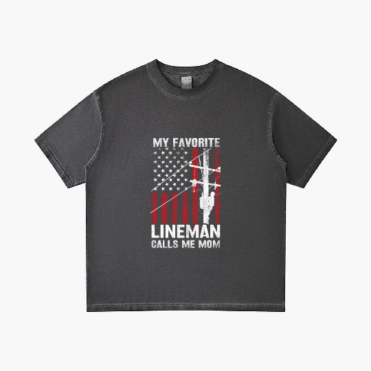 Mothers day my favorite lineman Gradient T Shirts
