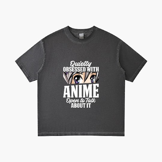 Quietly Obsessed With Anime Japanese Otaku Anime E Gradient T Shirts