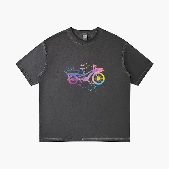 Heavy Load Bike Cargo Bicycle Cargobike Gradient T Shirts