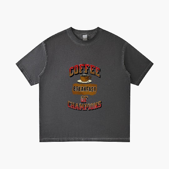 Coffee Breakfast of Champions Gradient T Shirts