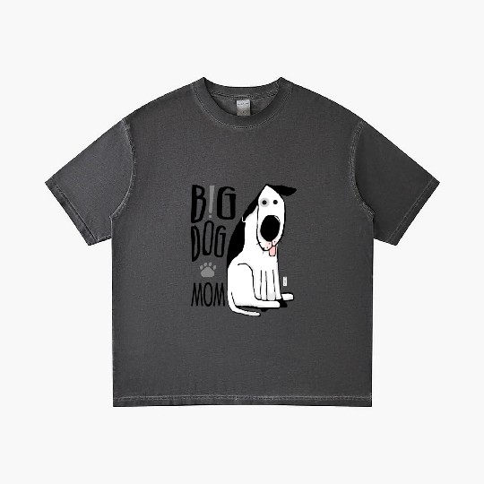 Big Dog Mom Gradient T Shirts