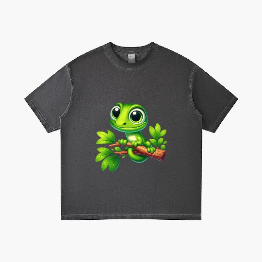 Green Anole Lizard Gradient T Shirts