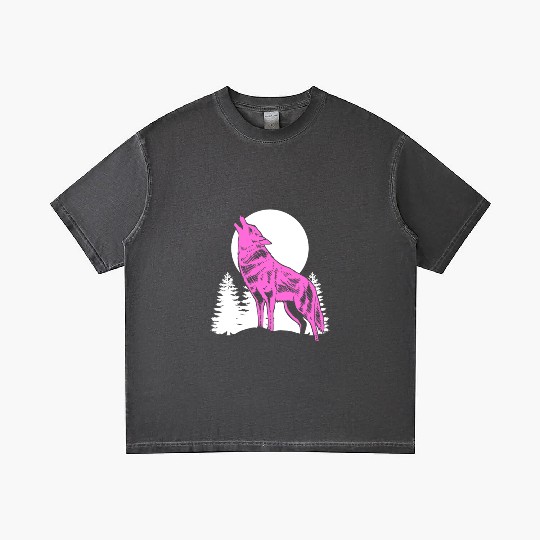 Mountain Wolf Furry Owner Gift Gradient T Shirts