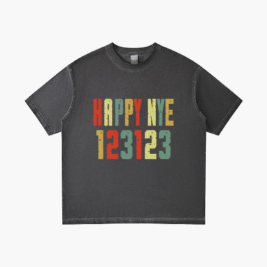 123123 Happy New Year 2024 NYE Gradient T Shirts