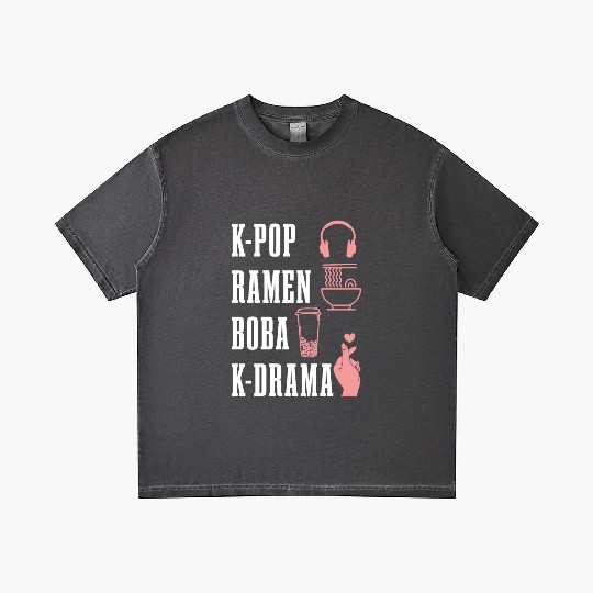 K-Pop Fan Gift Korean Music K-Drama Gradient T Shirts