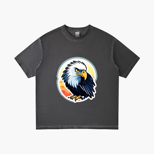 Eagle Bird Illustraion Gradient T Shirts