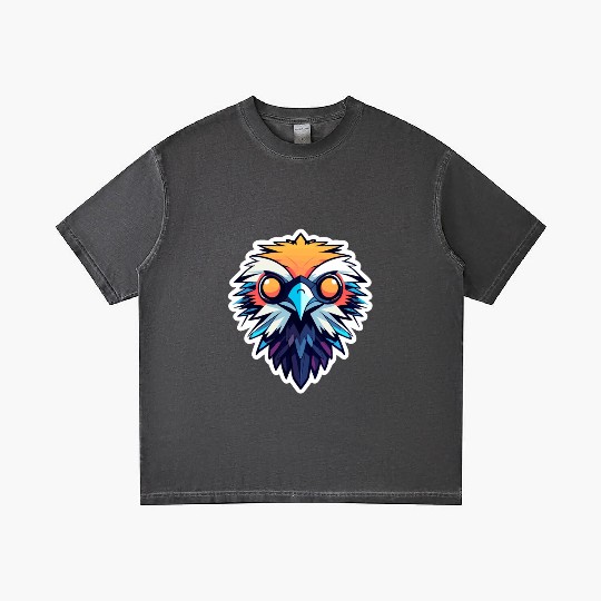 Eagle Bird Illustration Gradient T Shirts