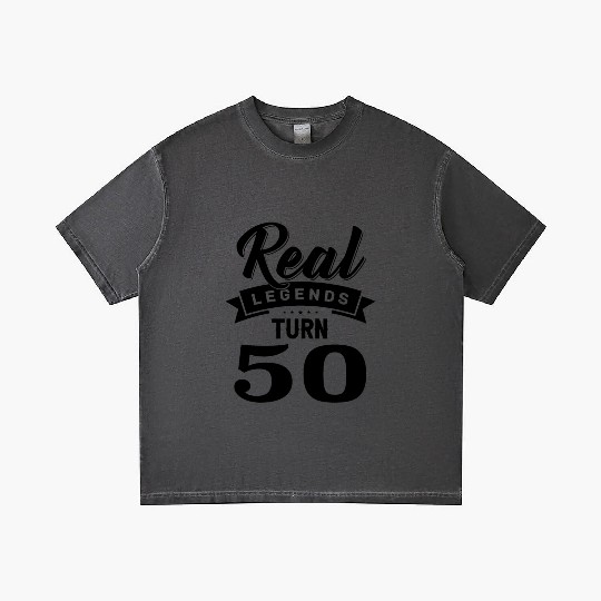 Real Legends Turn 50, 50th Birthday Gradient T Shirts