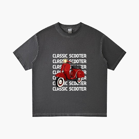 Vespa Classic Scooter Gradient T Shirts