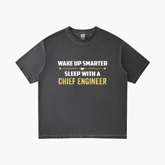 Wake Up Smarter Sleep With A CHIEF ENGINEER Gradient T Shirts