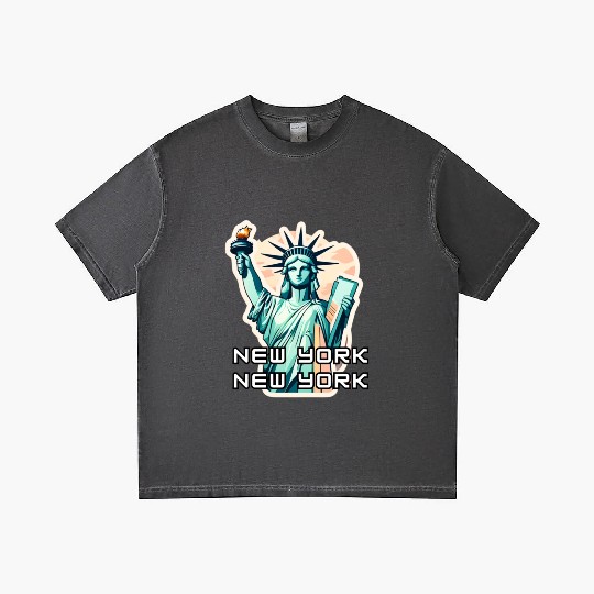 New York - Statue of Liberty Gradient T Shirts