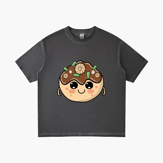 Cute Takoyaki Gradient T Shirts