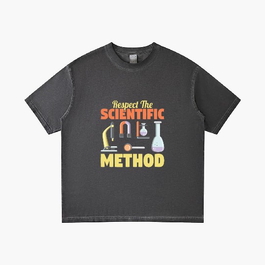 Respect the Scientific Method Science Teacher Geek Gradient T Shirts