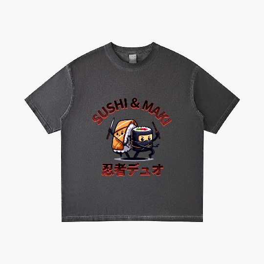 Sushi & Maki: The Ninja Duo Gradient T Shirts