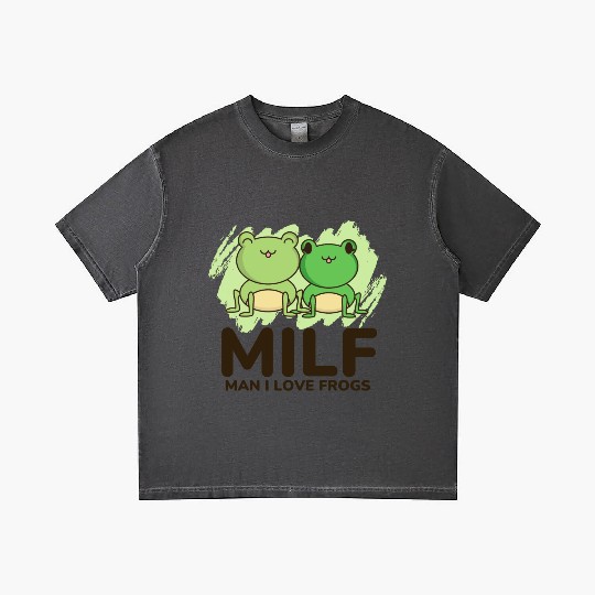 Milf, man I love frogs Gradient T Shirts