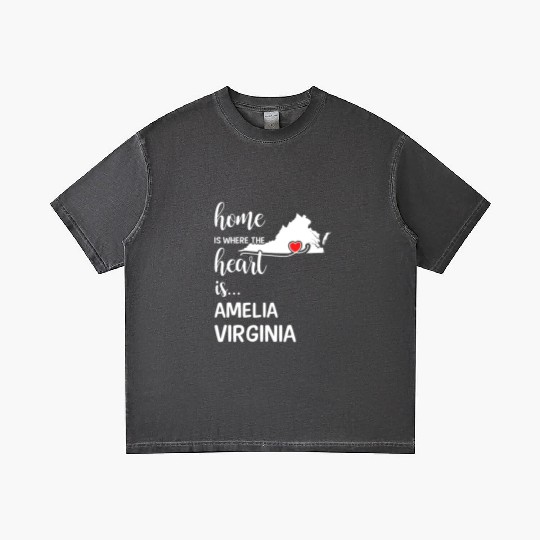 Amelia County Virginia Is Where My Heart Is Gift Gradient T Shirts