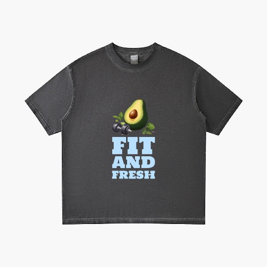 Fit and Fresh Avocado Gym Gradient T Shirts