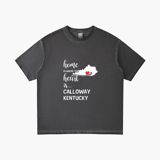 Calloway County Kentucky Is Where My Heart Is Gift Gradient T Shirts