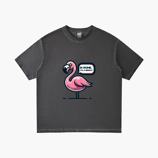 Flamingo Roman History Roman Empire Cuisine Gradient T Shirts