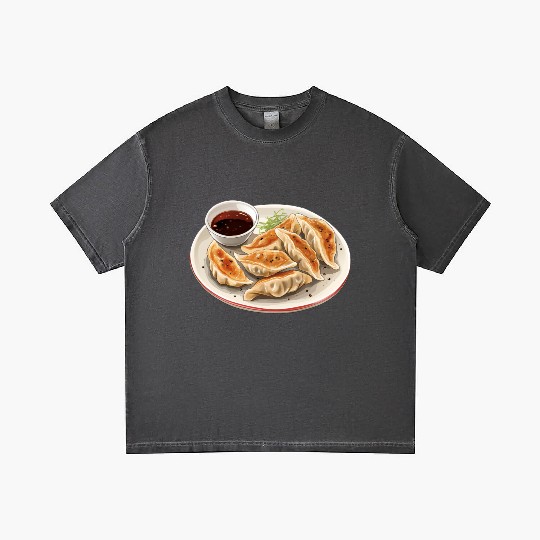 Japanese Pan Fried Dumpling Gyoza Gradient T Shirts