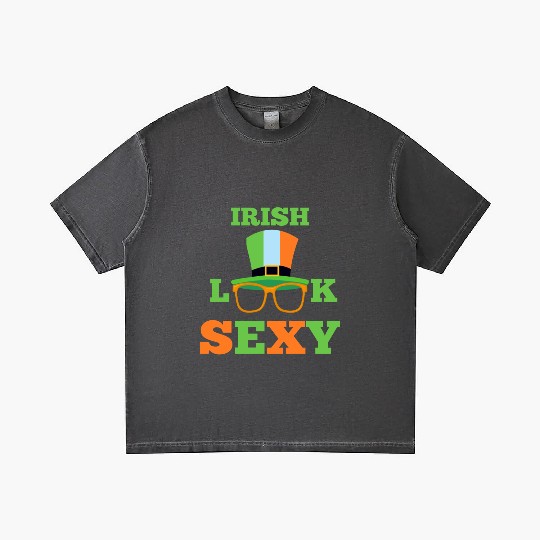Irish look sexy Gradient T Shirts