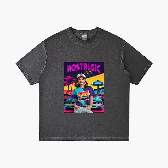 NOSTALGIC 90S THROWBACK Gradient T Shirts