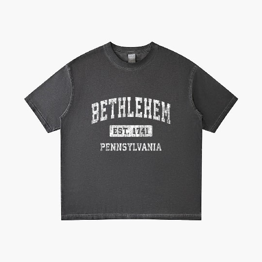 Bethlehem Pennsylvania Pa Established Sports Gradient T Shirts