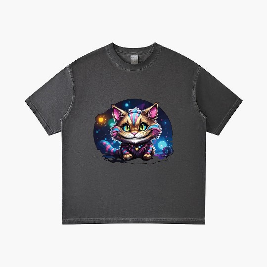 Fantasy Cheshire Cat Smile, Alice in Wonderland Gradient T Shirts