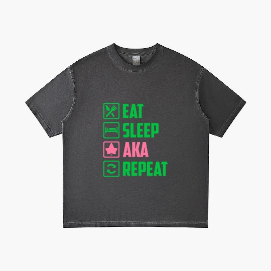 Eat Sleep AKA Repeat Alpha Kappa Alpha Womens Gift Gradient T Shirts
